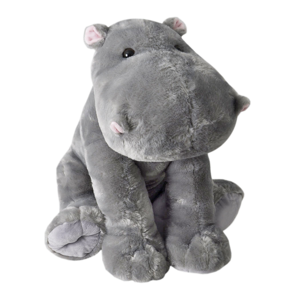 Sitting Hippo Recycled Plush