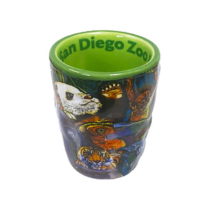 Jungle Embossed Shot Glass