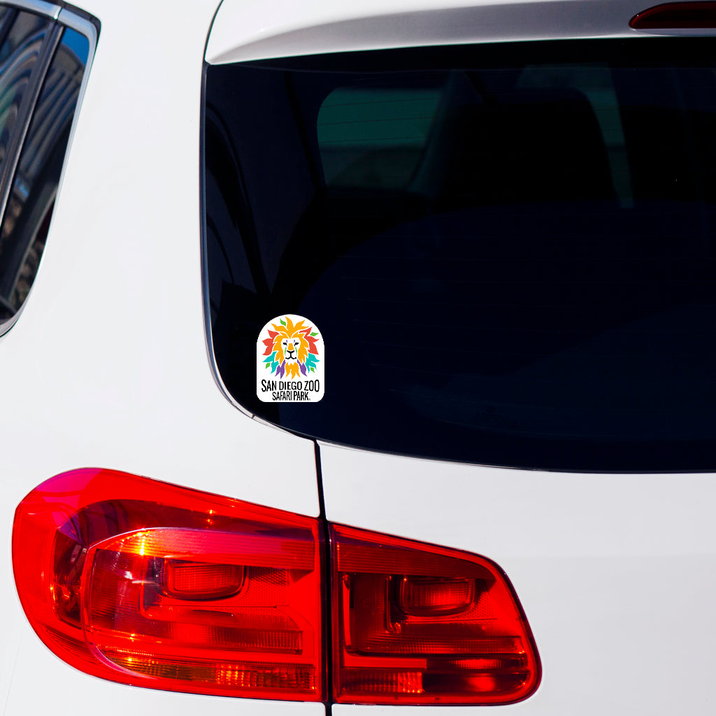 Colorful Lion Sticker