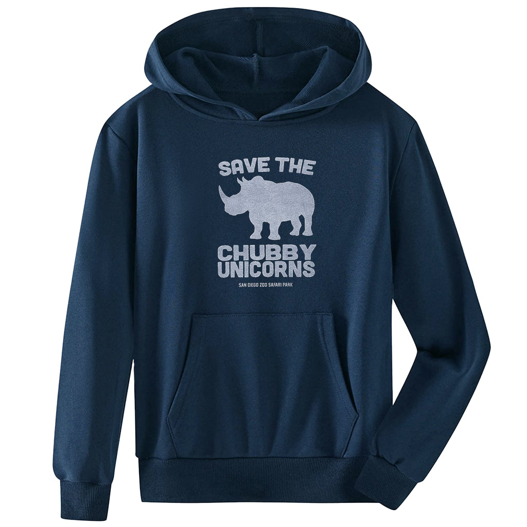 Save the Chubby Unicorns Kids Sweatshirt - Navy - ShopZoo