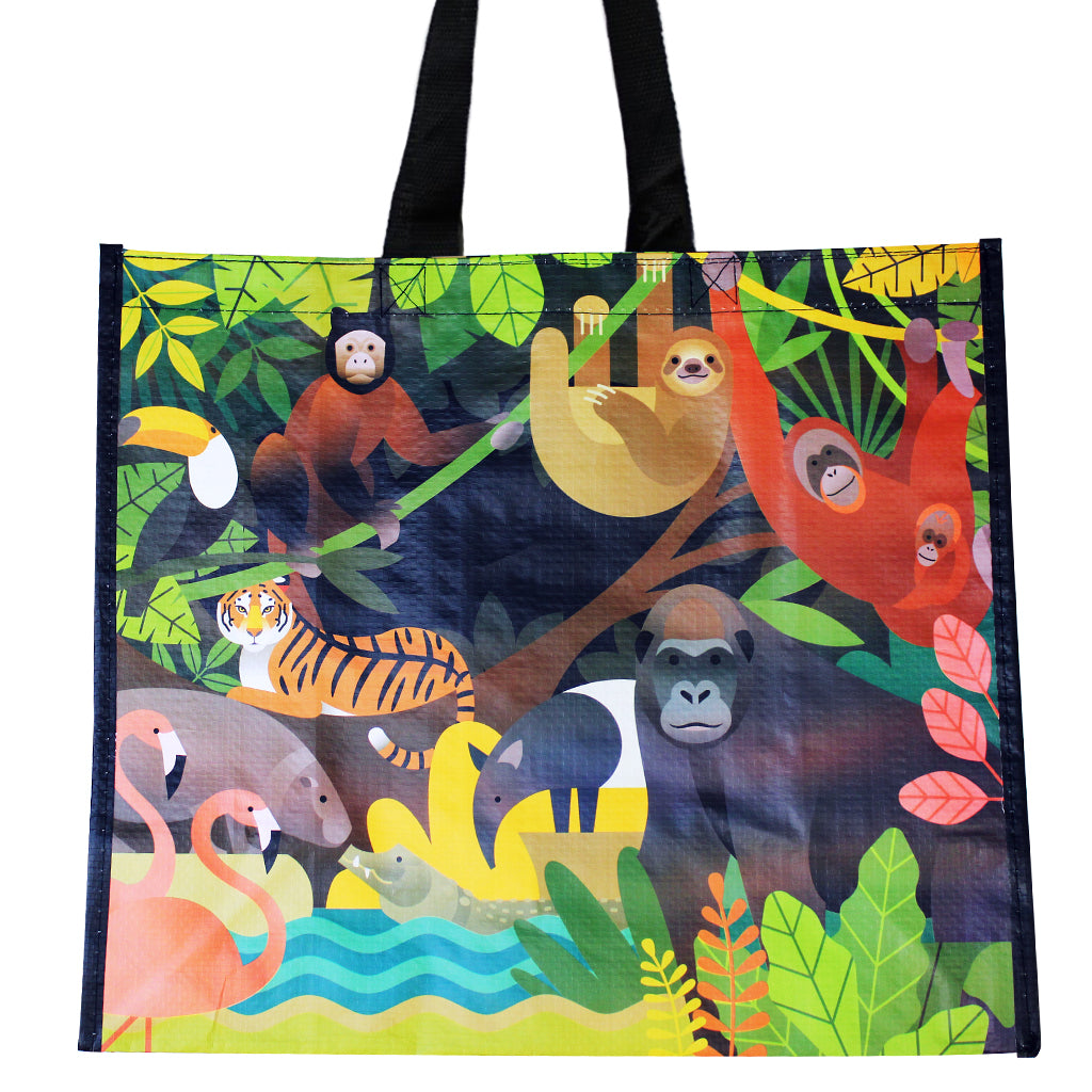 AMY BLANDFORD SHOPPING BAG TOTE GROCERY RAINFOREST 