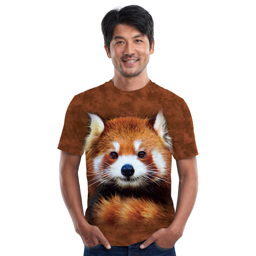 Red Panda Tie-Dyed Tee