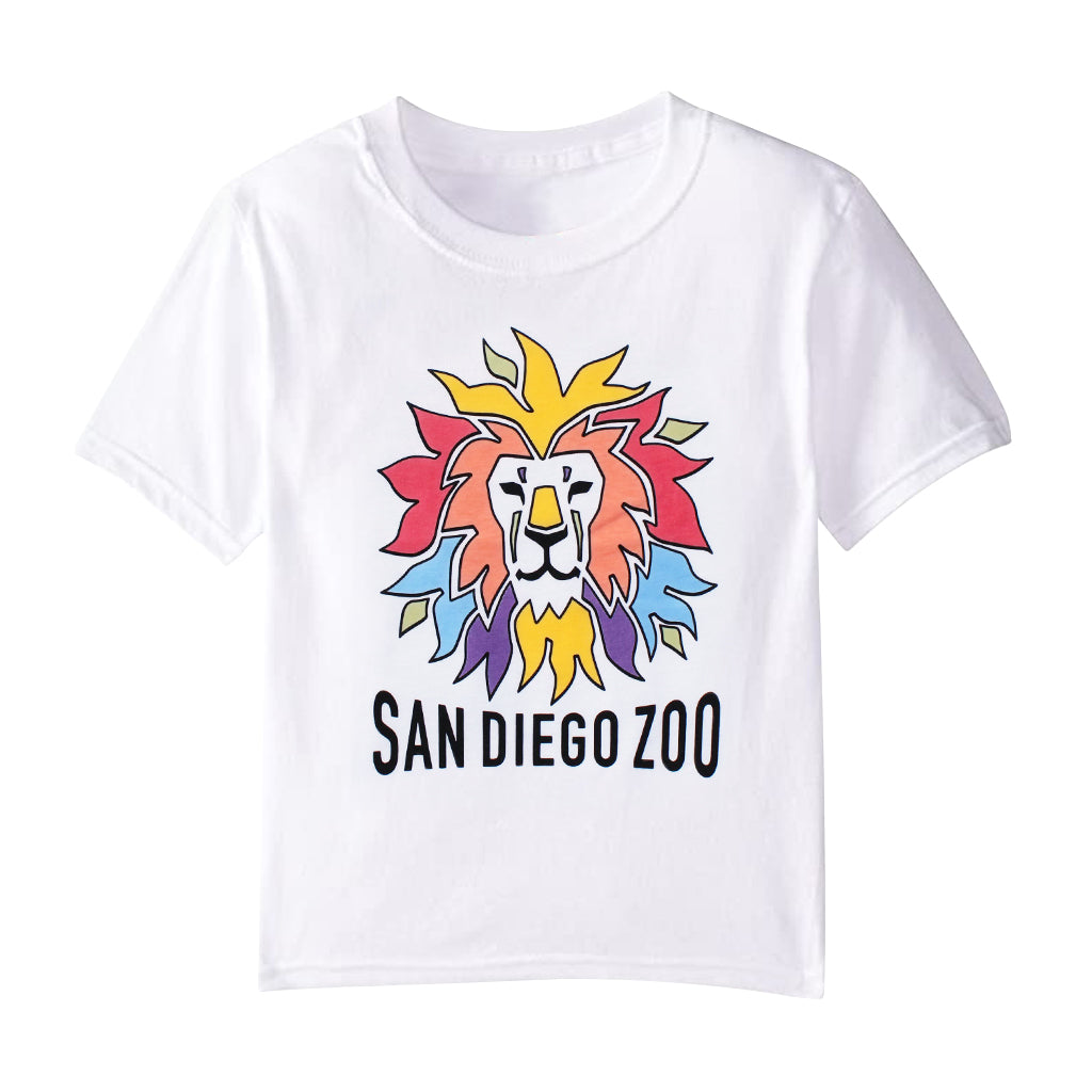 Colorful Lion Color Changing Toddler Tee ShopZoo