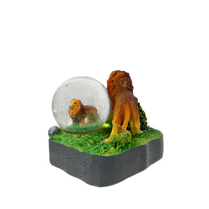 Lion Duo Snow Globe